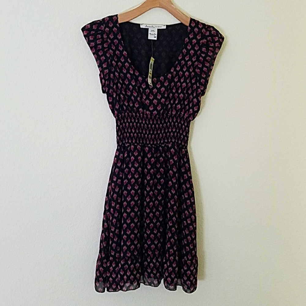 American Rag Cie Dress  Size M Printed Smocked